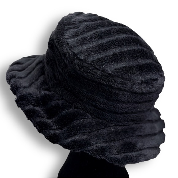 Handmade Black Velvet Reversible Bucket Hat - Picture 7 of 10